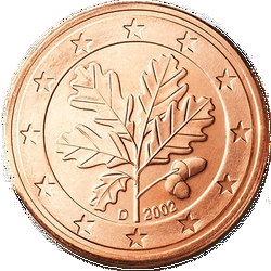 5 Euro-cent Deutschland Motivseite