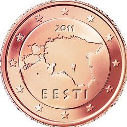 2 Euro-cent Estland Motivseite