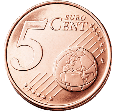 5 Euro-Cent Münze Vorderseite