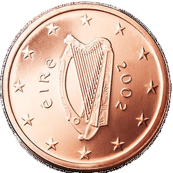 1 Euro-Cent Irland Motivseite