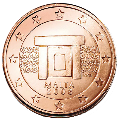 1 Euro-Cent Malta Motivseite