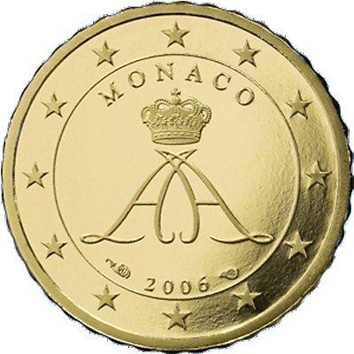 10 Euro-Cent Monaco Motivseite