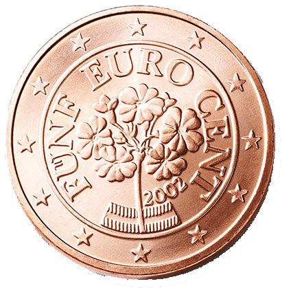 5 Euro-cent Österreich Motivseite