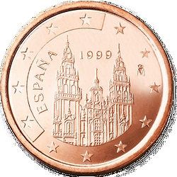 5 Euro-Cent Spanien Motivseite