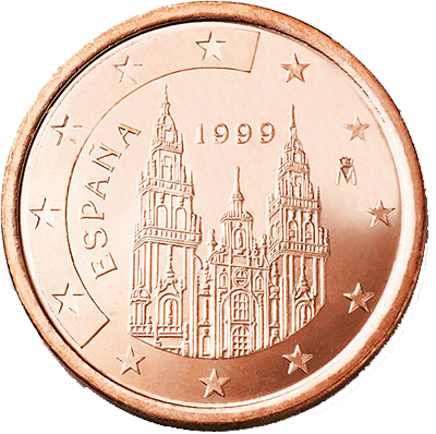 5 Euro-Cent Spanien Motivseite