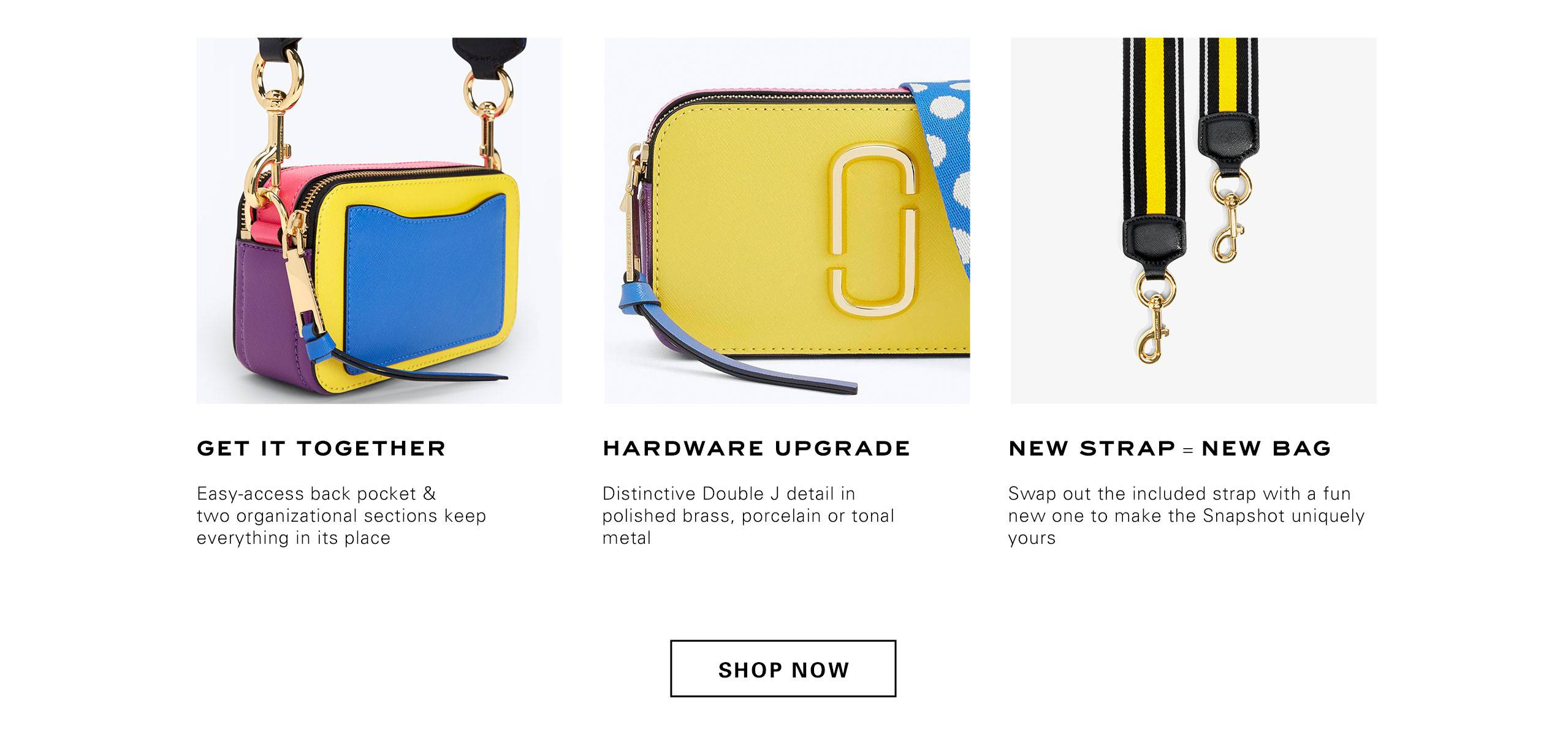 Get it together + Hardware Updgrade + New Strap = New Bag