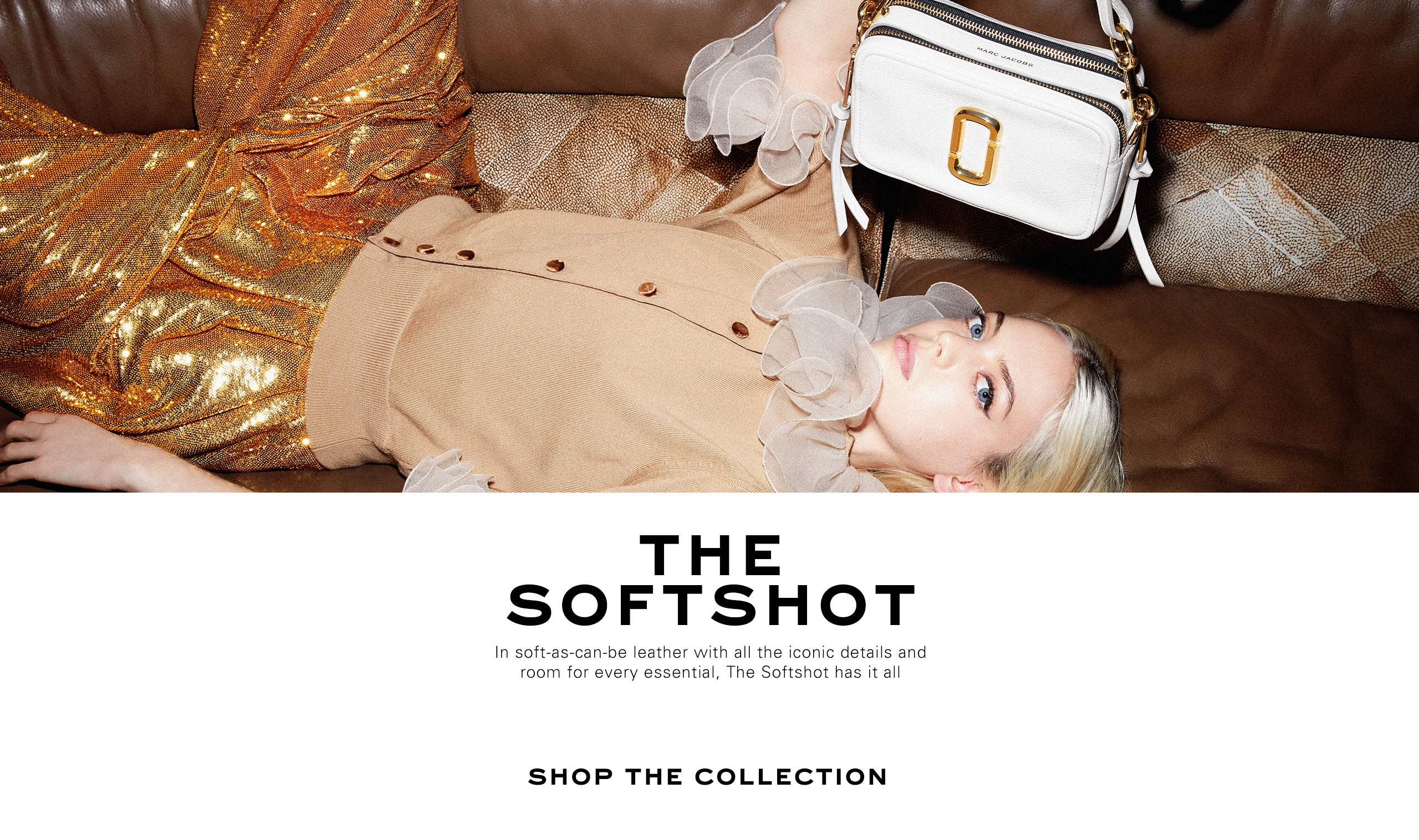 The Softshot - In Soft as can be leather with all the iconic details and room for every essential. The Softshot has it all.