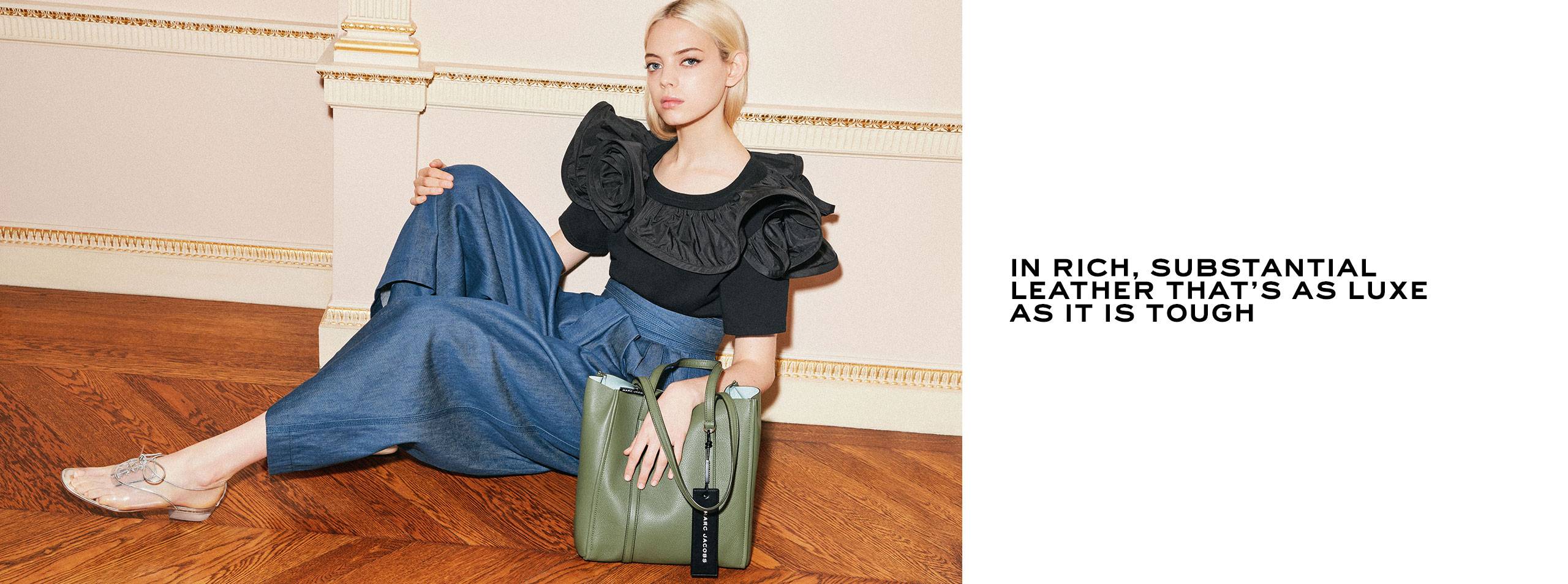 In rich, substantial leather that's as luxe as it is tough