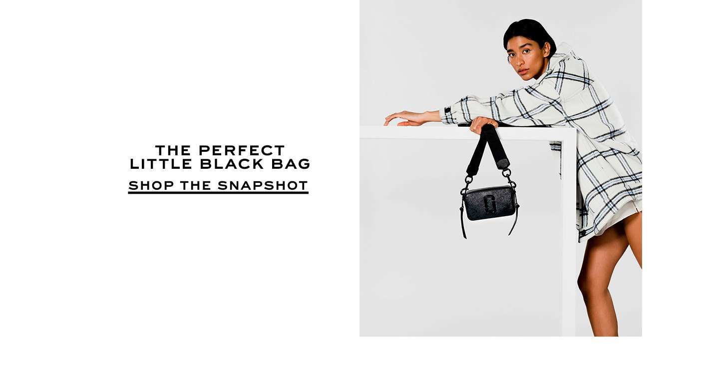 The perfect little black bag. Shop The Snapshot.