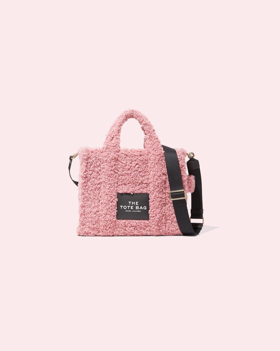 pink and grey bag