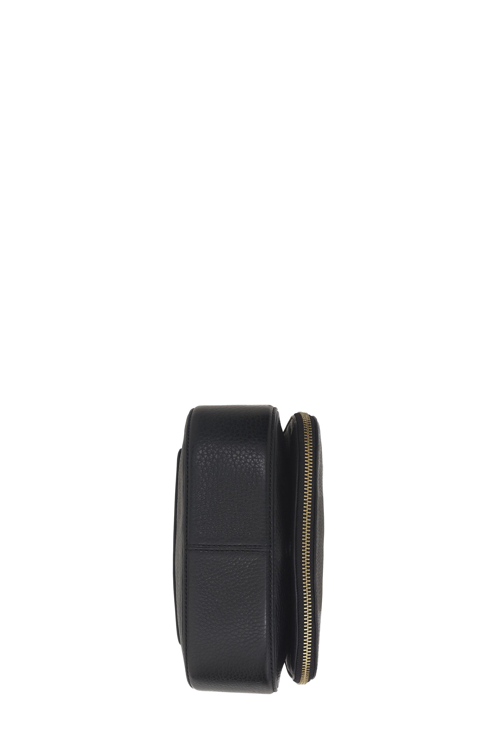 MARC JACOBS Small Recruit Nomad Pebbled Leather Crossbody Bag Black