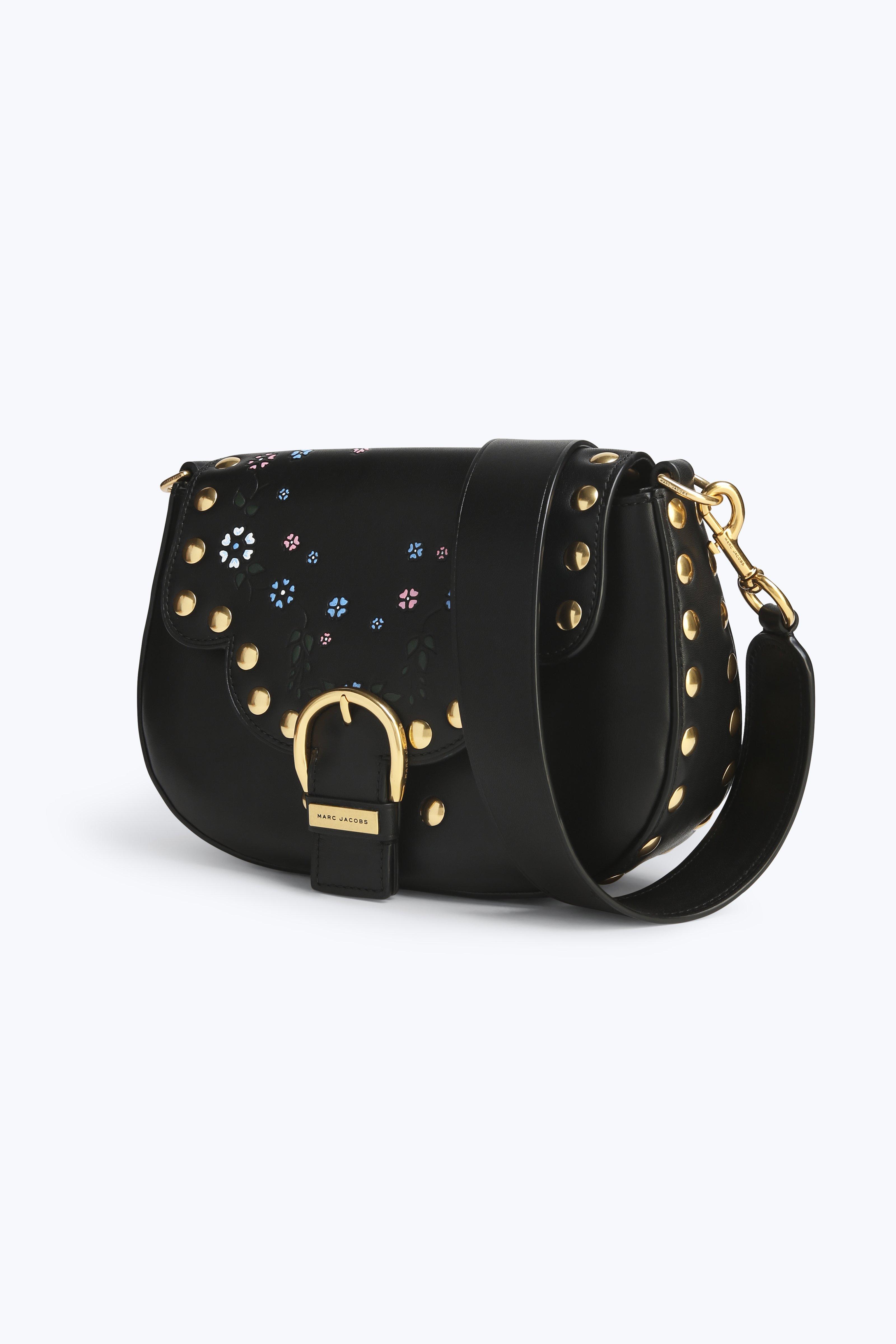 marc jacobs crescent leather shoulder bag