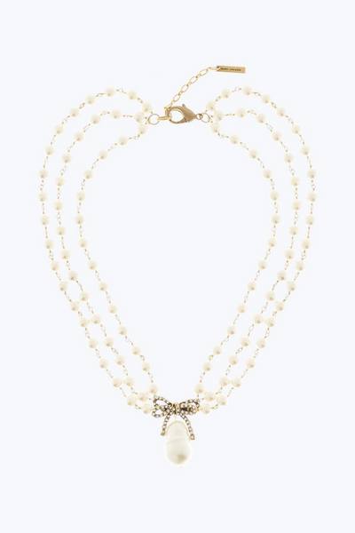 Twisted Bow Statement Collar Necklace