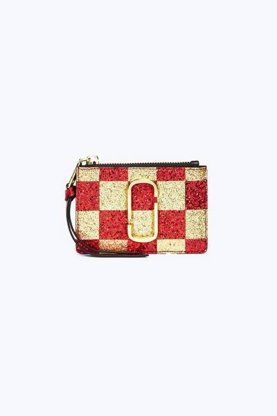 Checkerboard Snapshot Top-Zip Multi Wallet
