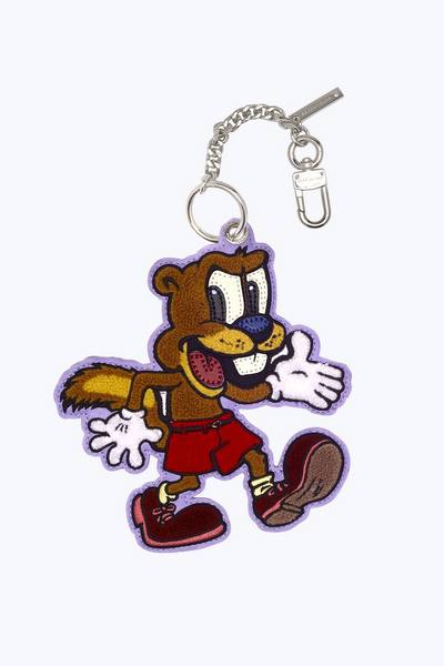 Squirrely the Squirrel Chenille Bag Charm
