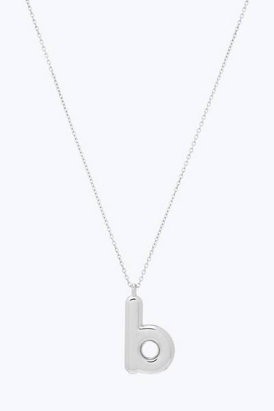 Bubbly B Pendant Necklace