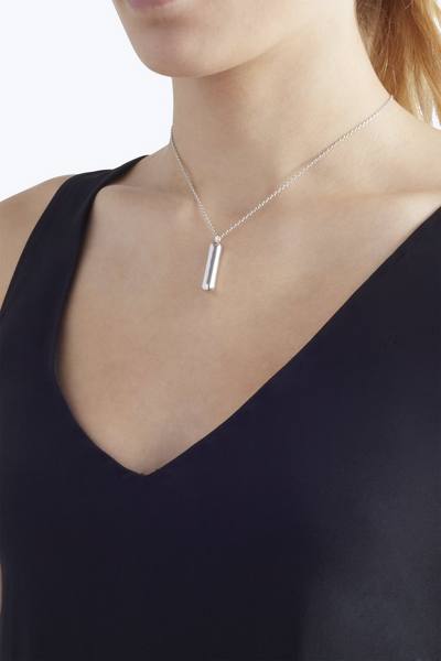 Bubbly L Pendant Necklace-Alternate view