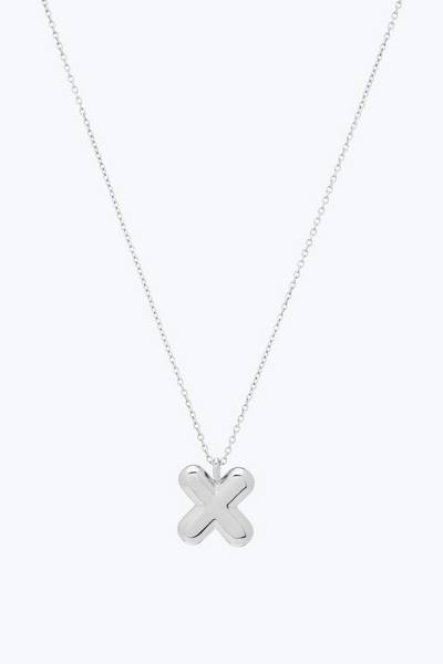 Bubbly X Pendant Necklace