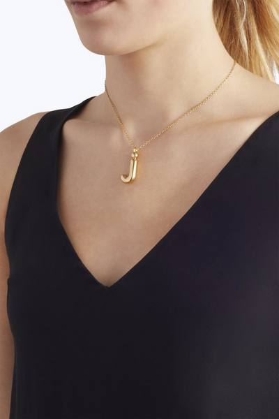 Bubbly J Pendant Necklace-Alternate view