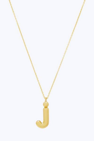 Bubbly J Pendant Necklace