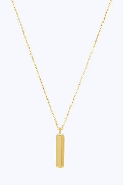 Bubbly L Pendant Necklace