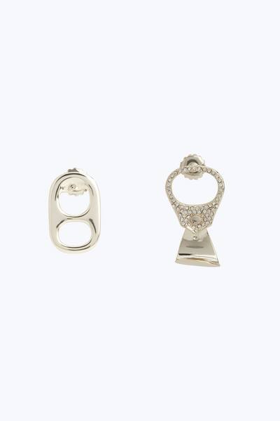 Sterling Silver Soda Tab Mismatched Studs
