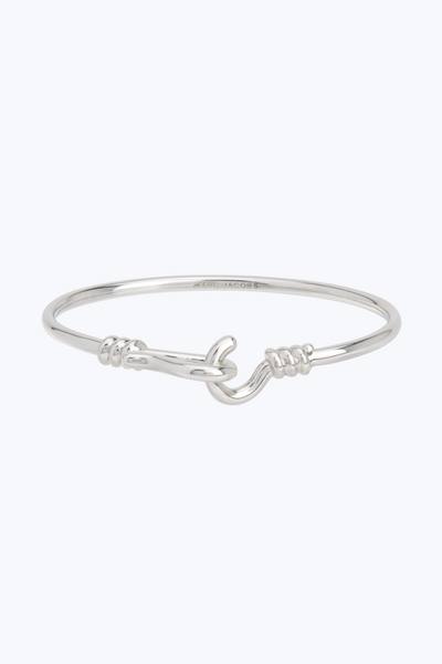 Sterling Silver Hooked On You Hinge Cuff