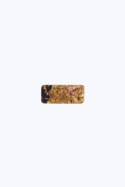 Rectangle Mineral Resin Ring