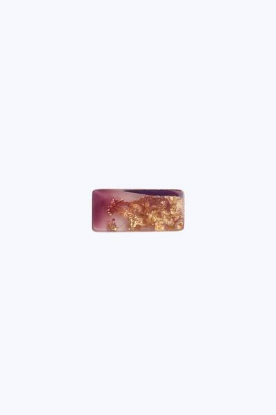 Rectangle Mineral Resin Ring