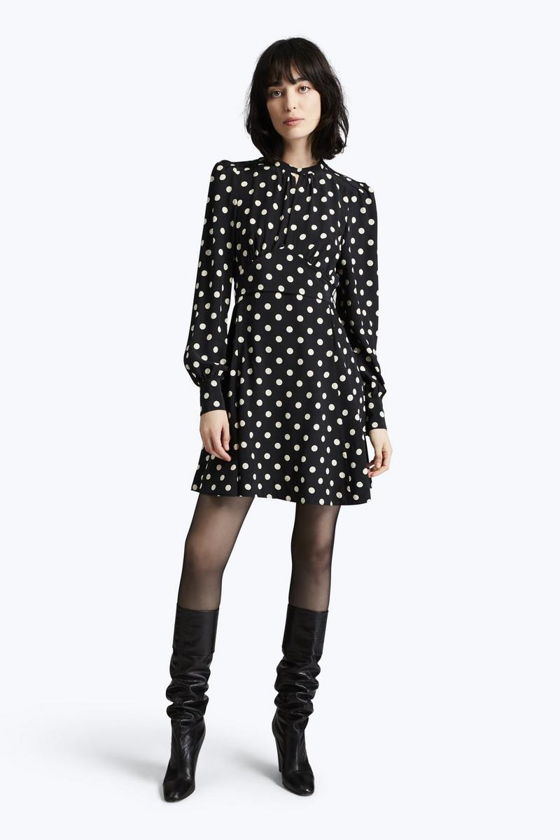 Marc by marc jacobs Paneled Lace Dress in Black | Lyst