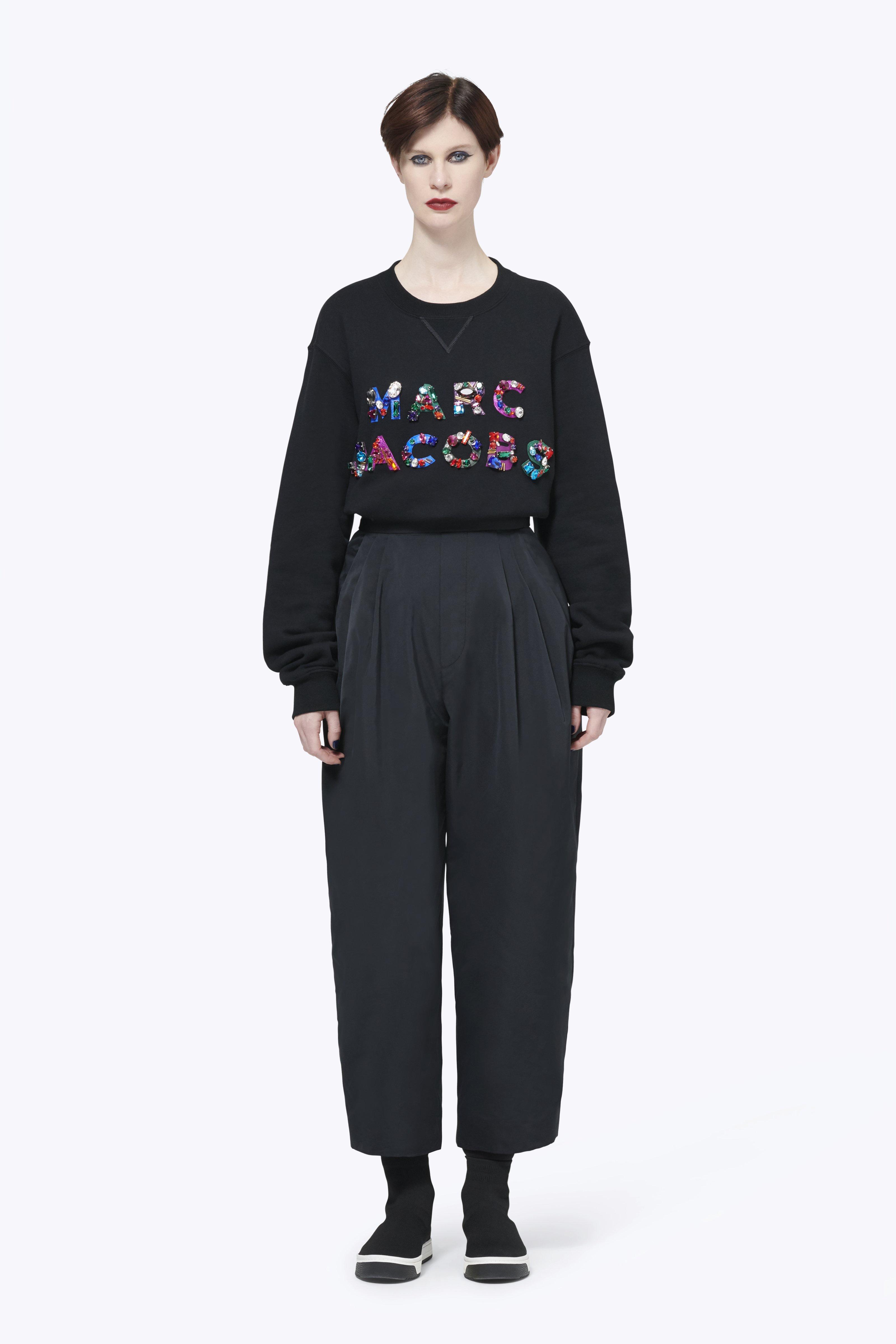 marc jacobs embroidered logo sweatshirt