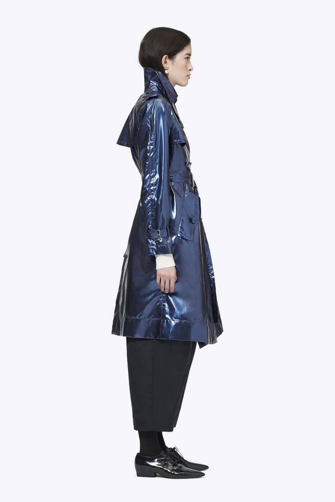Vinyl Trench Coat