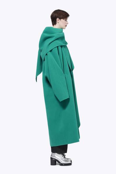 Shawl-Collar Wool Coat-Alternate view