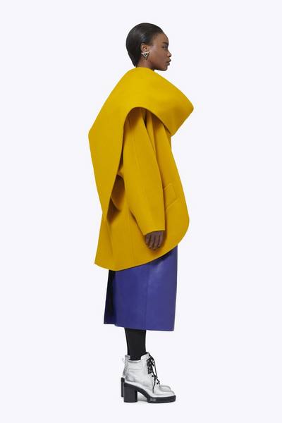 Wool Cocoon Coat-Alternate view