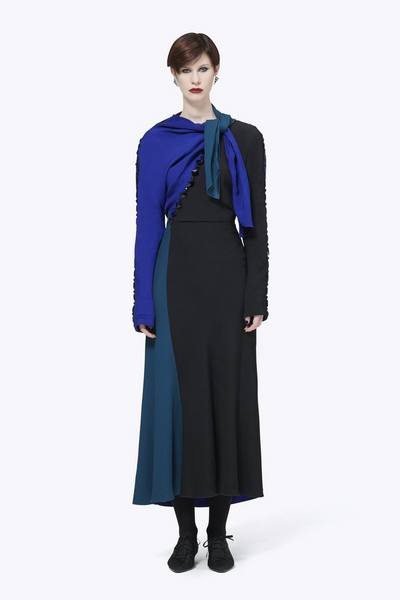Tie-Neck Dress
