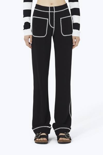 Patch-Pocket Cotton Jersey Pant