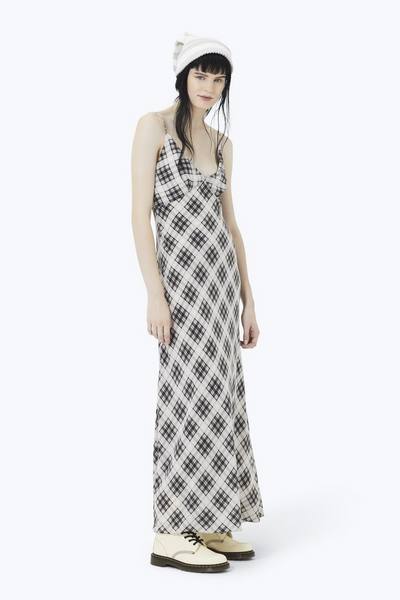 Plaid Strap Dress-Alternate view