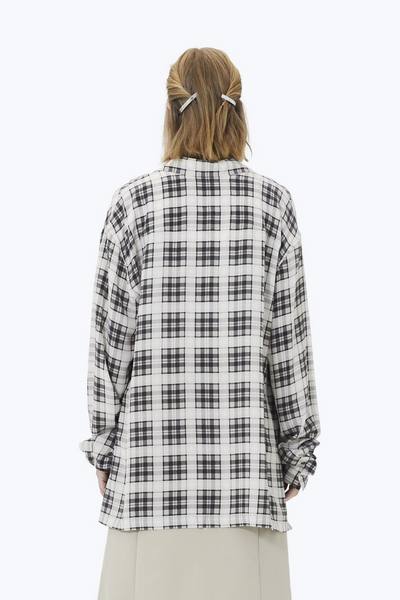 Oversized Plaid Button-Down-Alternate view