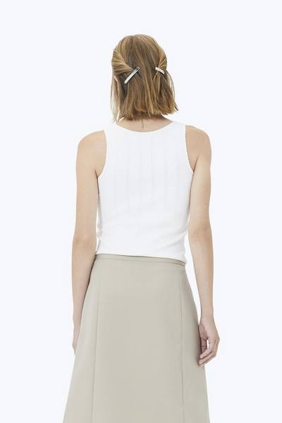 Pointelle Tank Top-Alternate view