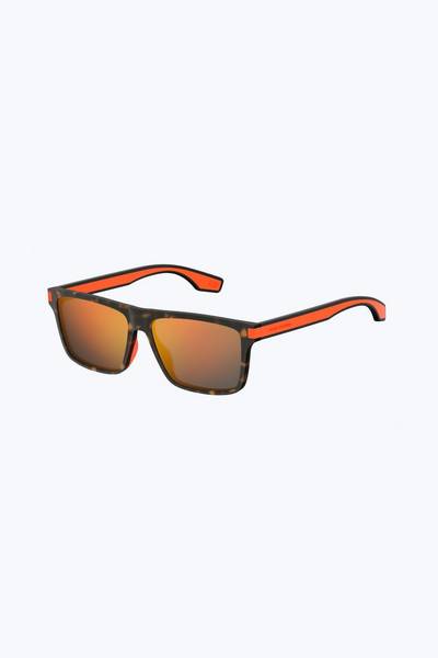 Iconic Stripes Neon Flat Top Sunglasses