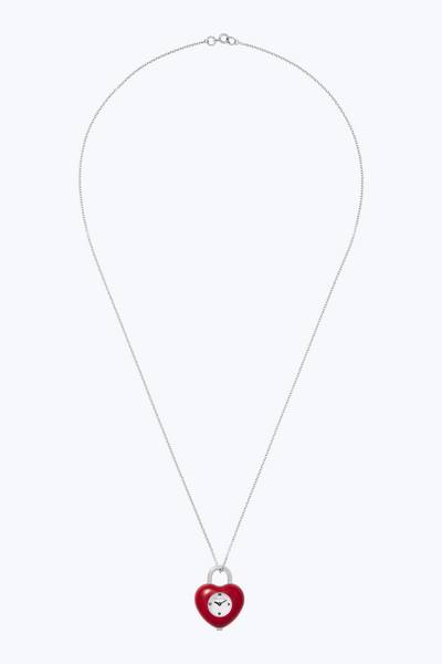 Heart Charm Watch Necklace-Alternate view
