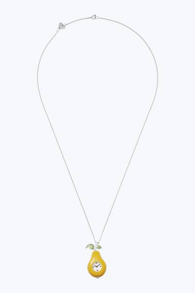 Pear Charm Watch Necklace-Alternate view