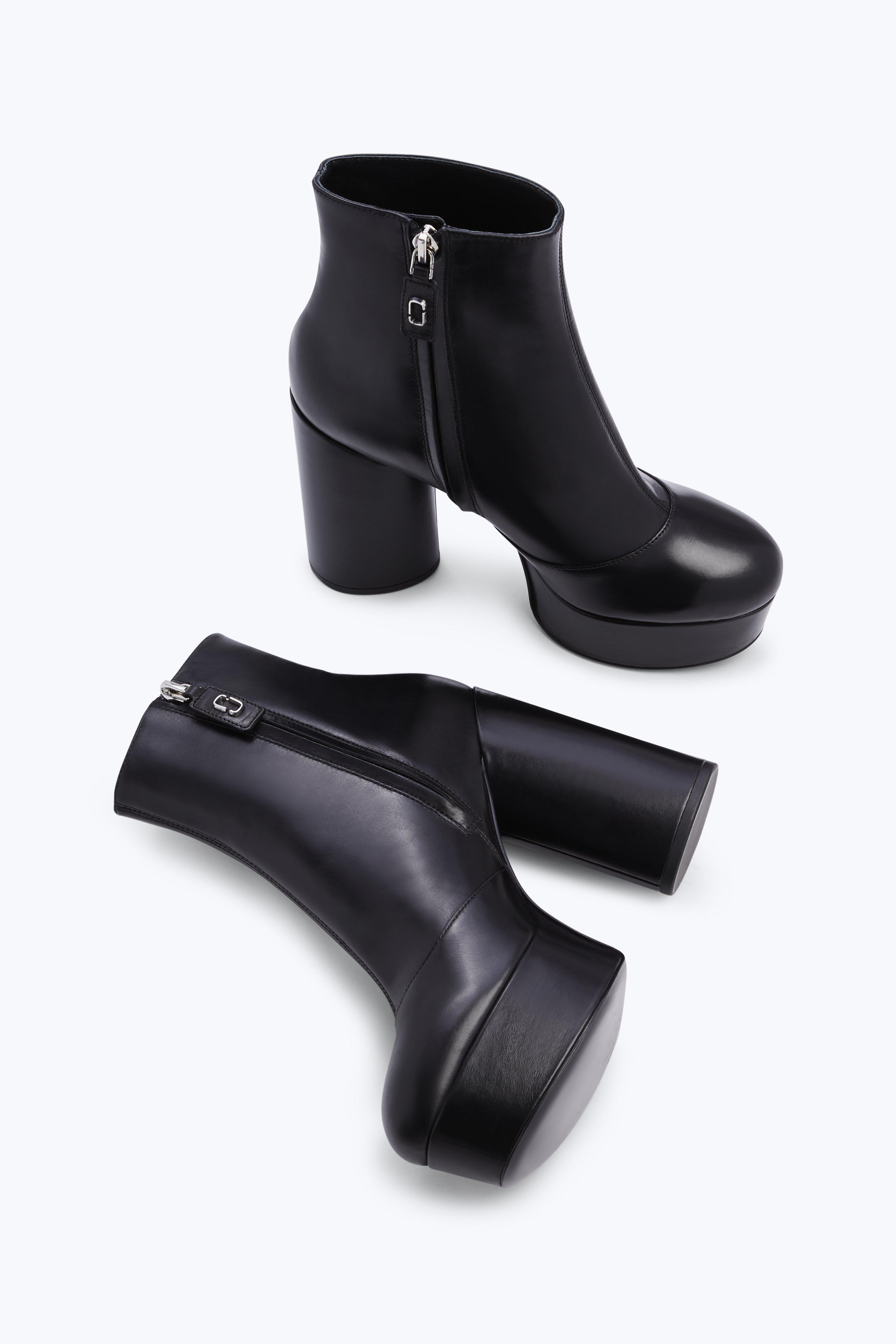 marc jacobs black patent leather shoes