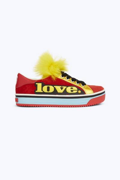 Love Empire Faux Fur Sneaker-Alternate view