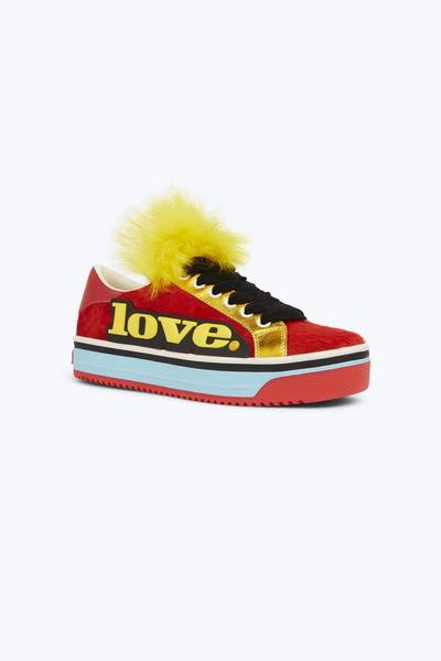 Love Empire Faux Fur Sneaker