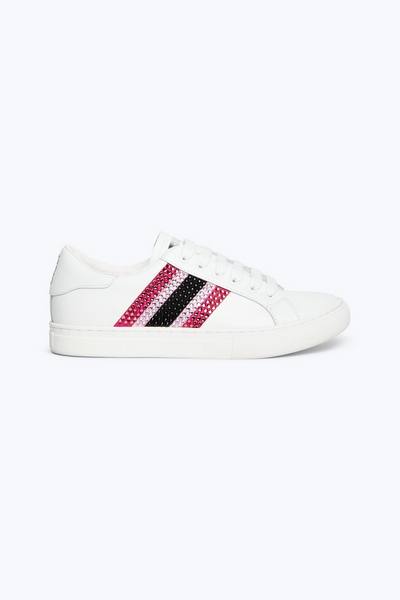 Bedazzled Stripe Empire Sneaker-Alternate view