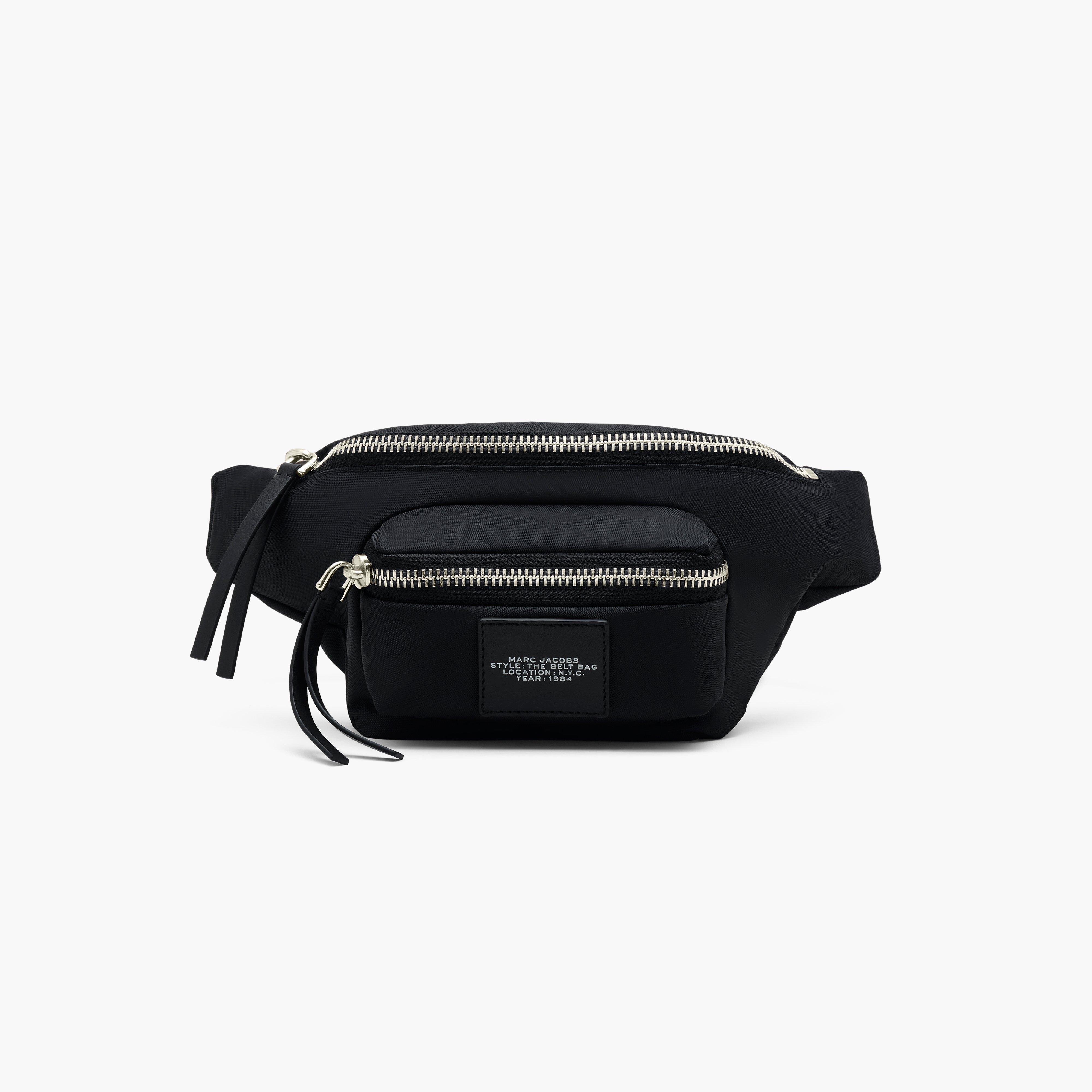 The Biker Nylon Belt Bag - BLACK