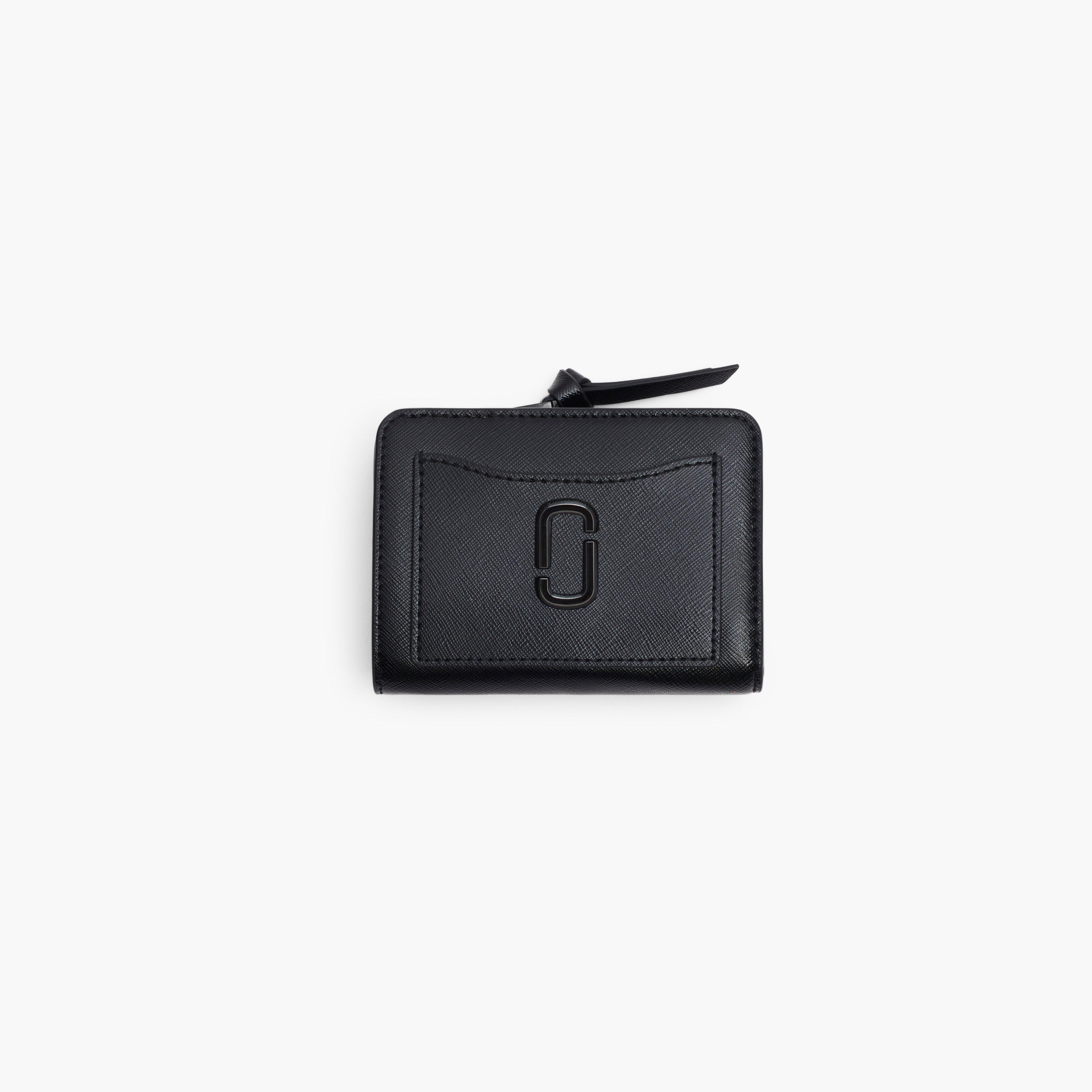 마크 바이 마크 제이콥스 Marc by Marc jacobs The Utility Snapshot DTM Mini Compact Wallet,BLACK