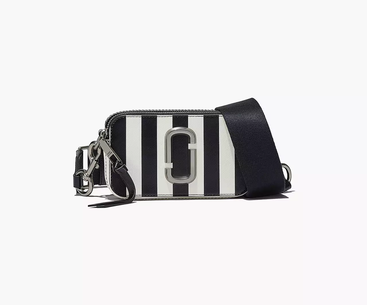 Marc Jacobs The Striped Snapshot Saffiano Leather Bag 2P3HCR001H01