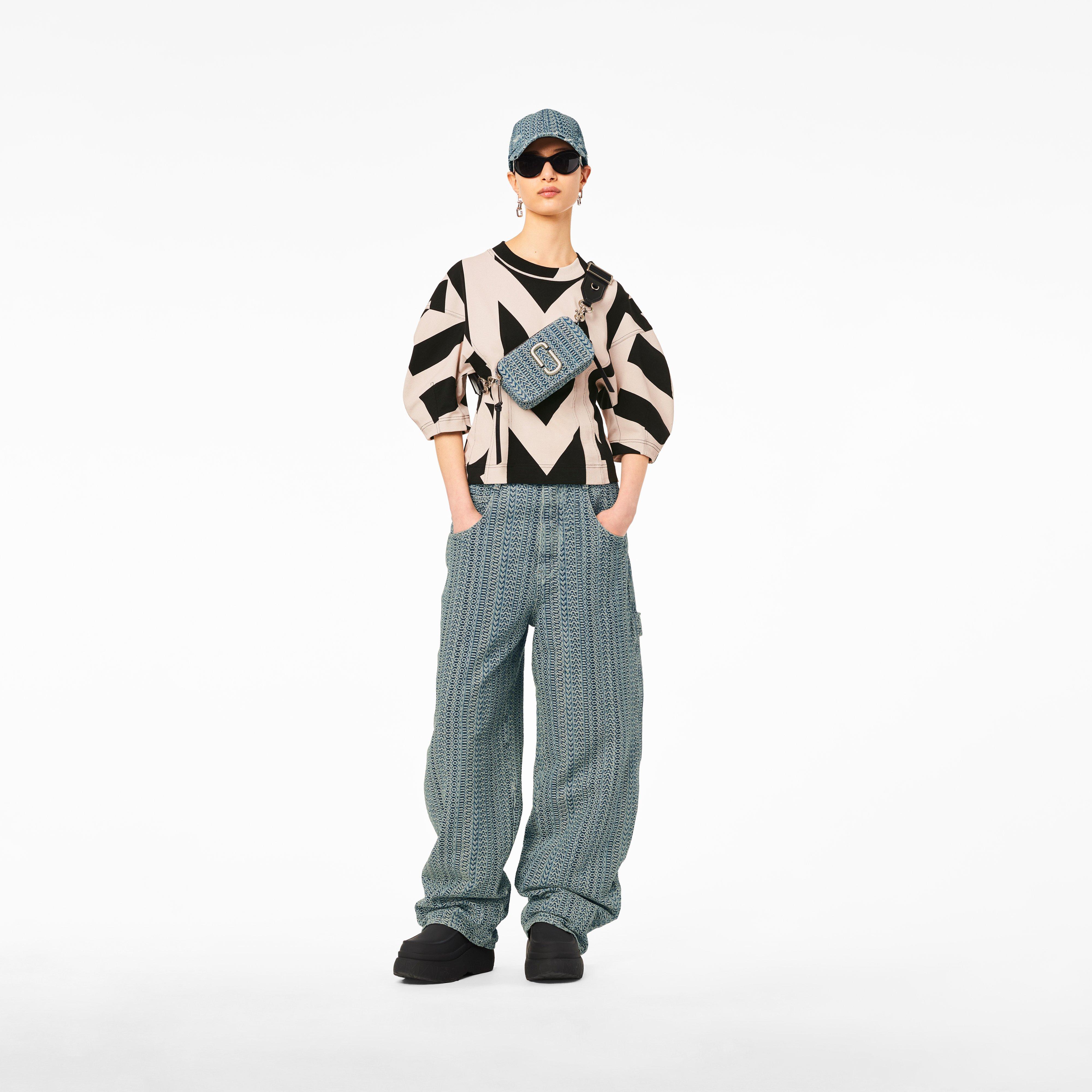 The Washed Monogram Denim Snapshot(The Snapshot)